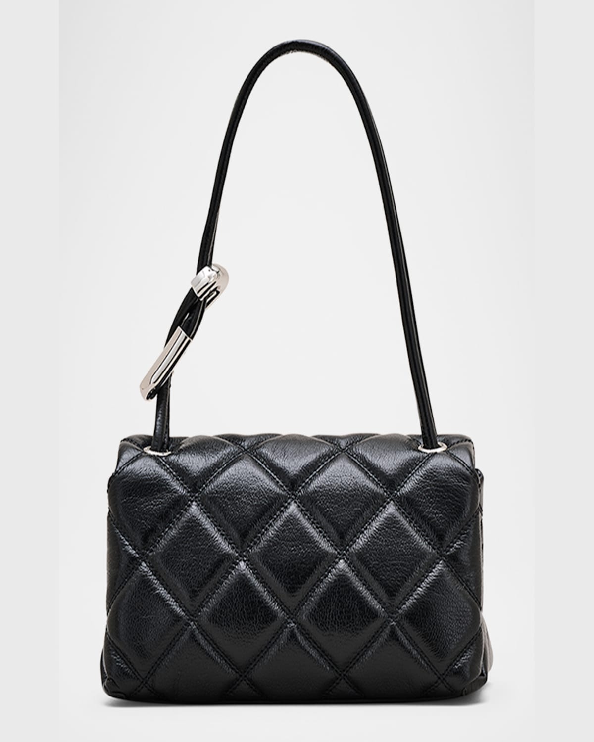 Shop Marc Jacobs The Mini Dual Shoulder Bag In Black
