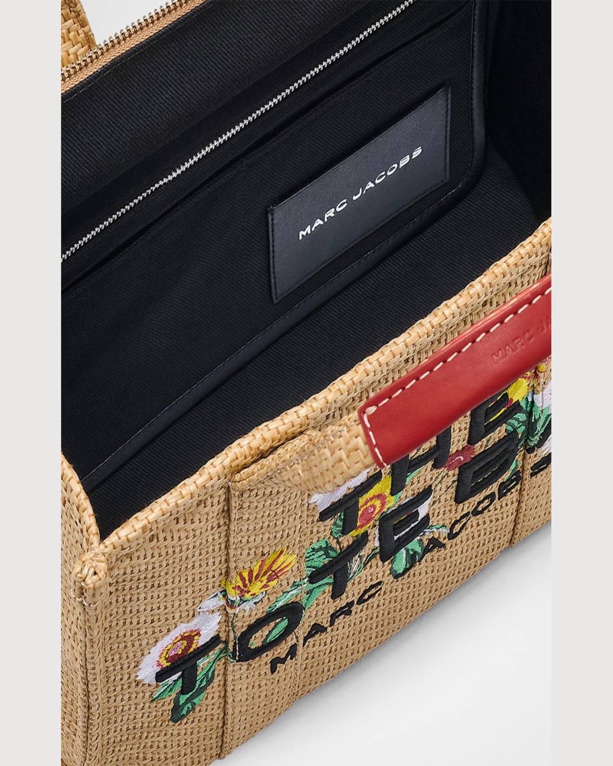 Marc Jacobs Raffia Medium The Daisy Tote Bag Handbag In Natural