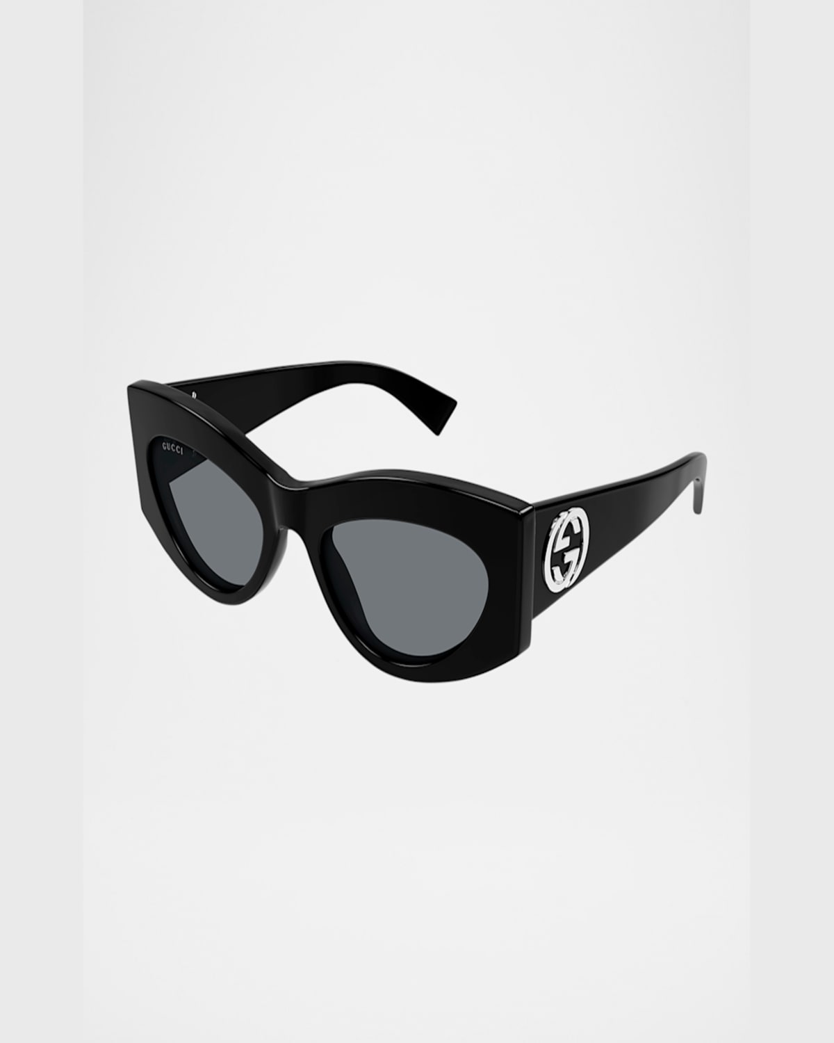Gucci Cat-eye Acetate Sunglasses In Black