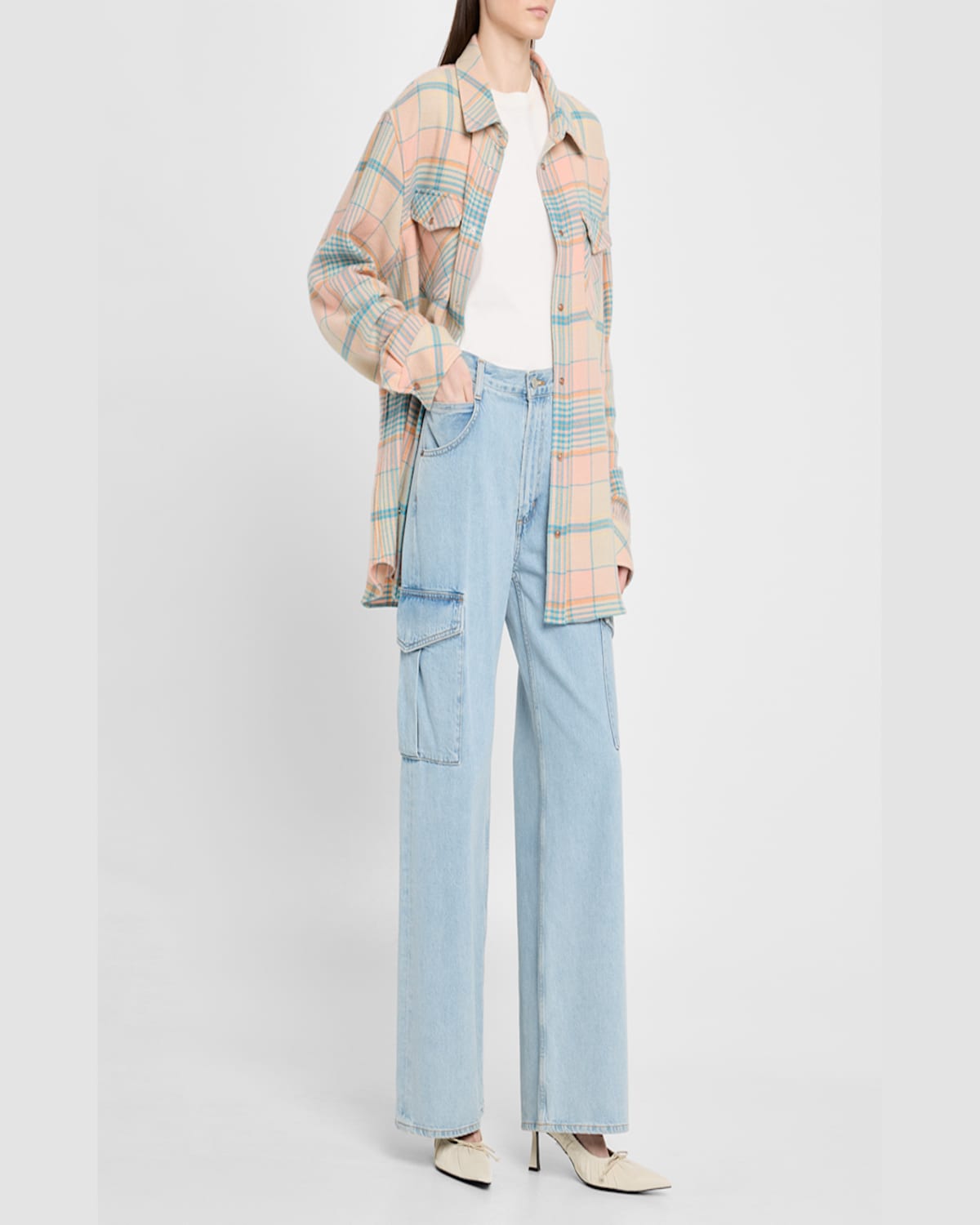 God's True Cashmere Lover Tartan Cashmere Shirt