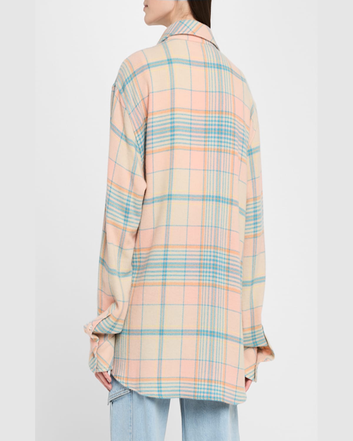 God's True Cashmere Lover Tartan Cashmere Shirt