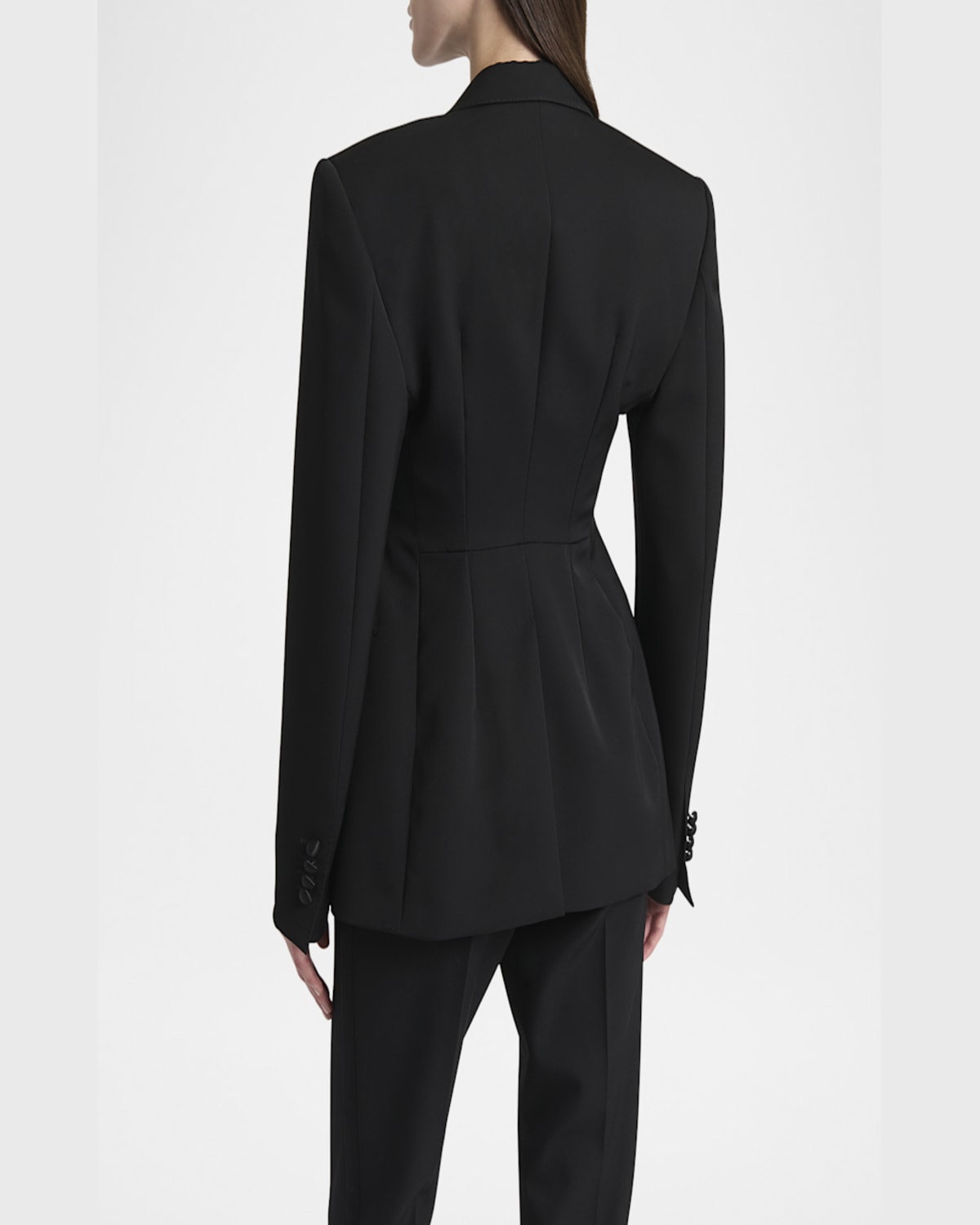 Dolce & Gabbana Double-breasted Blazer Peak Lapels In Black