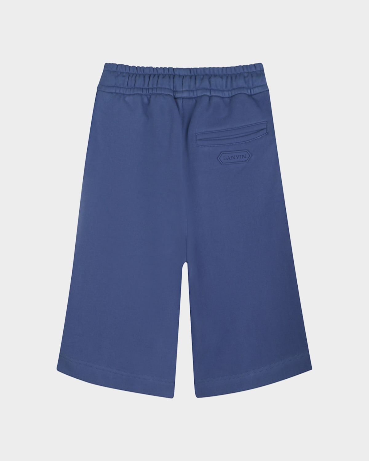Lanvin Kids Shorts In Gray Blue