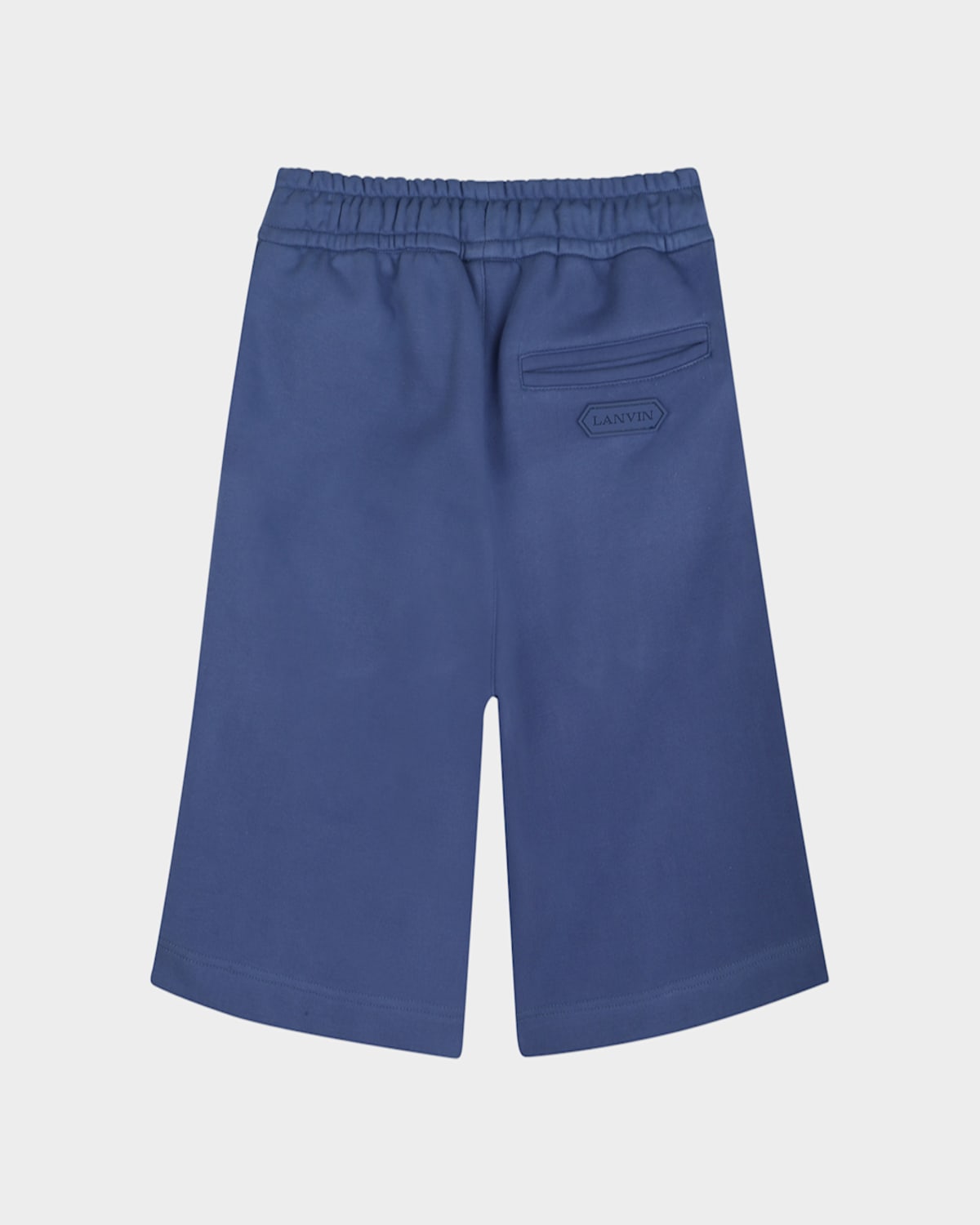 Lanvin Kids Shorts In Gray Blue