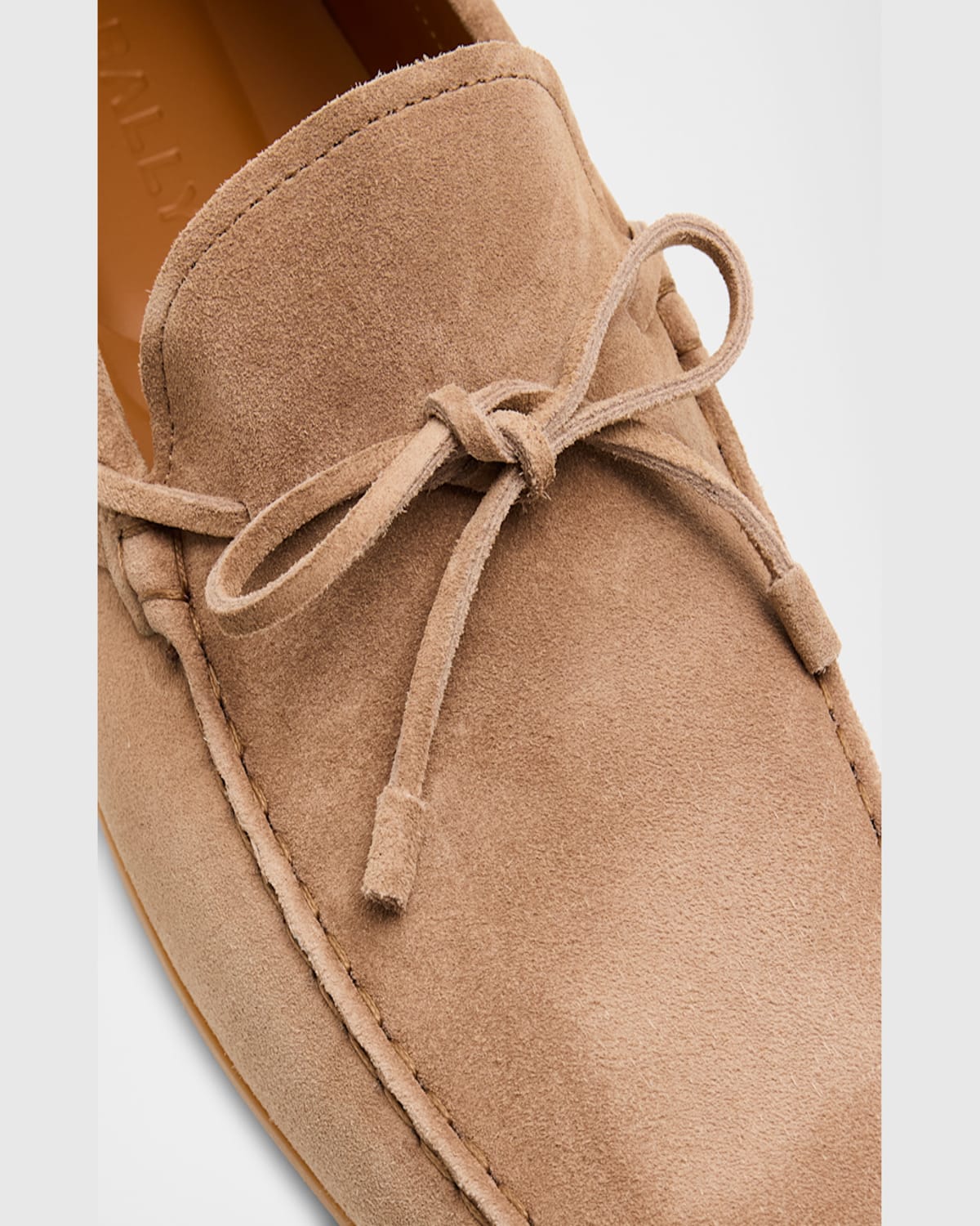 Bally Men's Clarkson Leather Driving Shoes In Deep Sepia 23