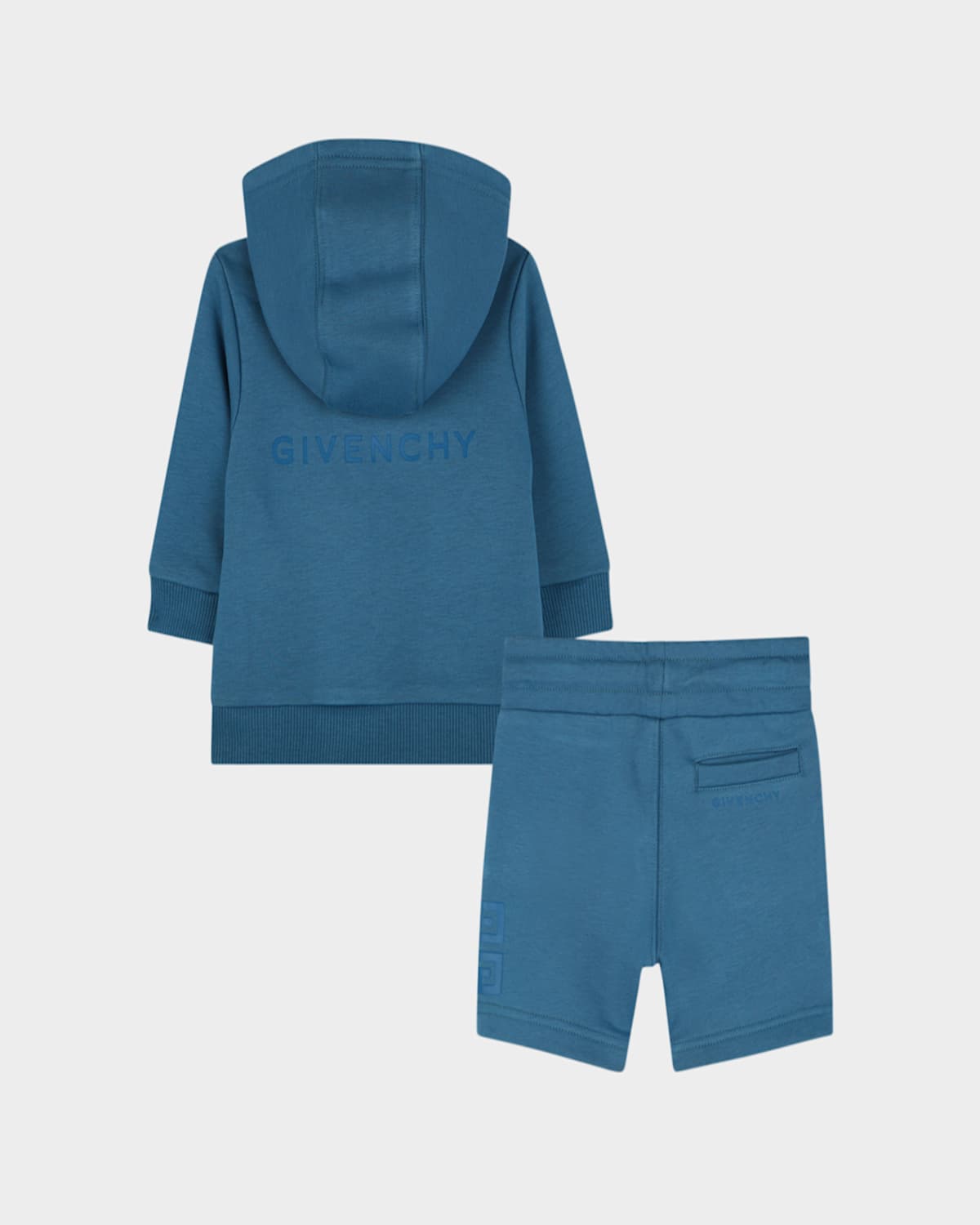 Givenchy Kids Set In Blue Ashes