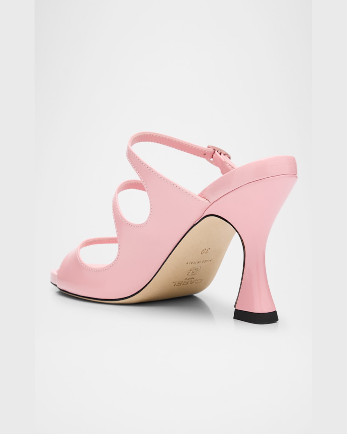 CAREL KITTY LEATHER MARY JANE TRIO SANDALS 
