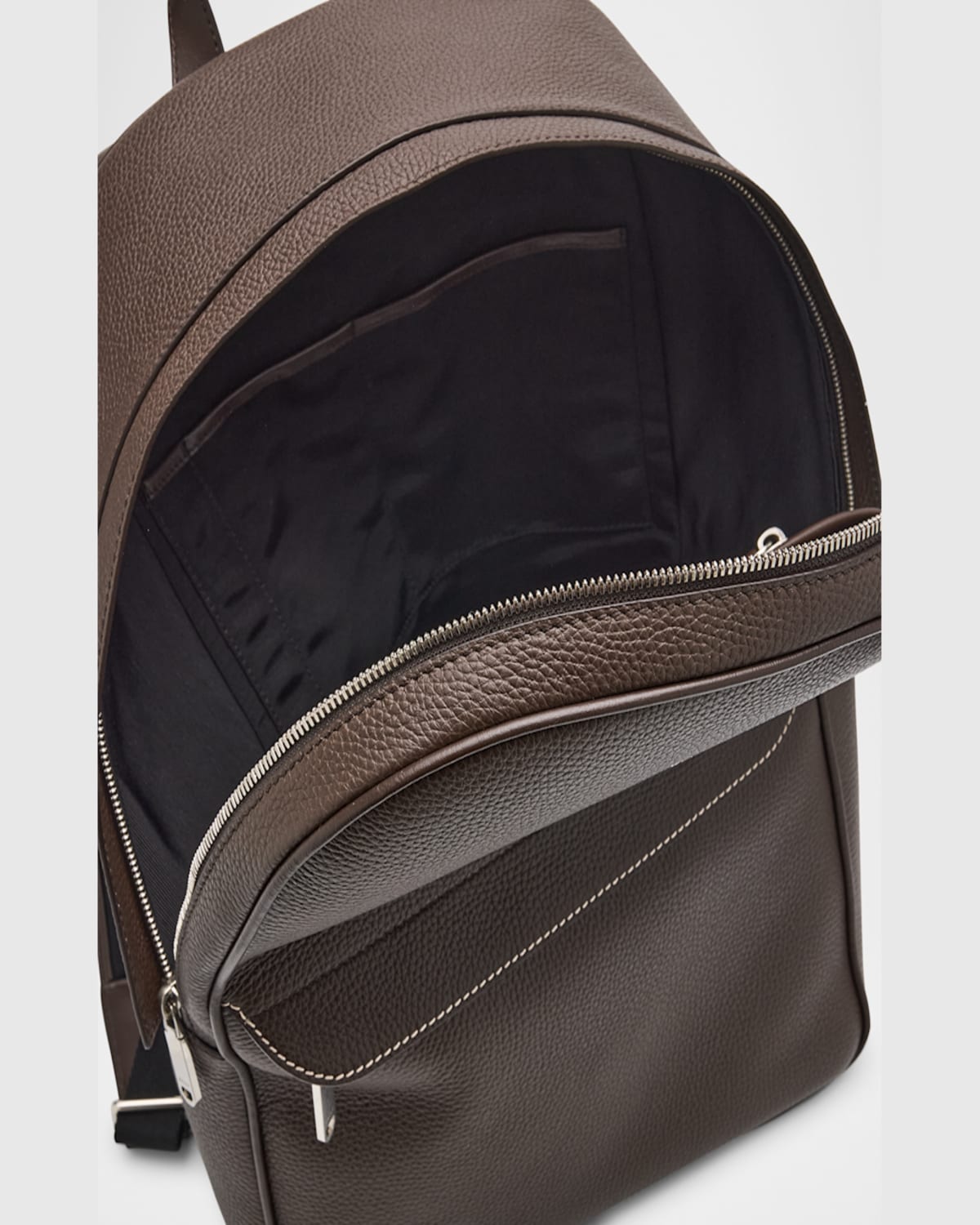 Bally Men's Oeden Leather Backpack In Ebano 21palladio