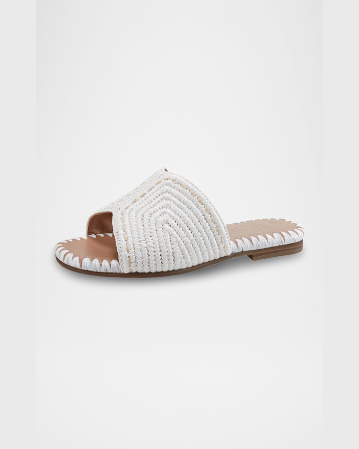 Marc Fisher Ltd Nottie Slide Sandal In Chic Cream / Natural