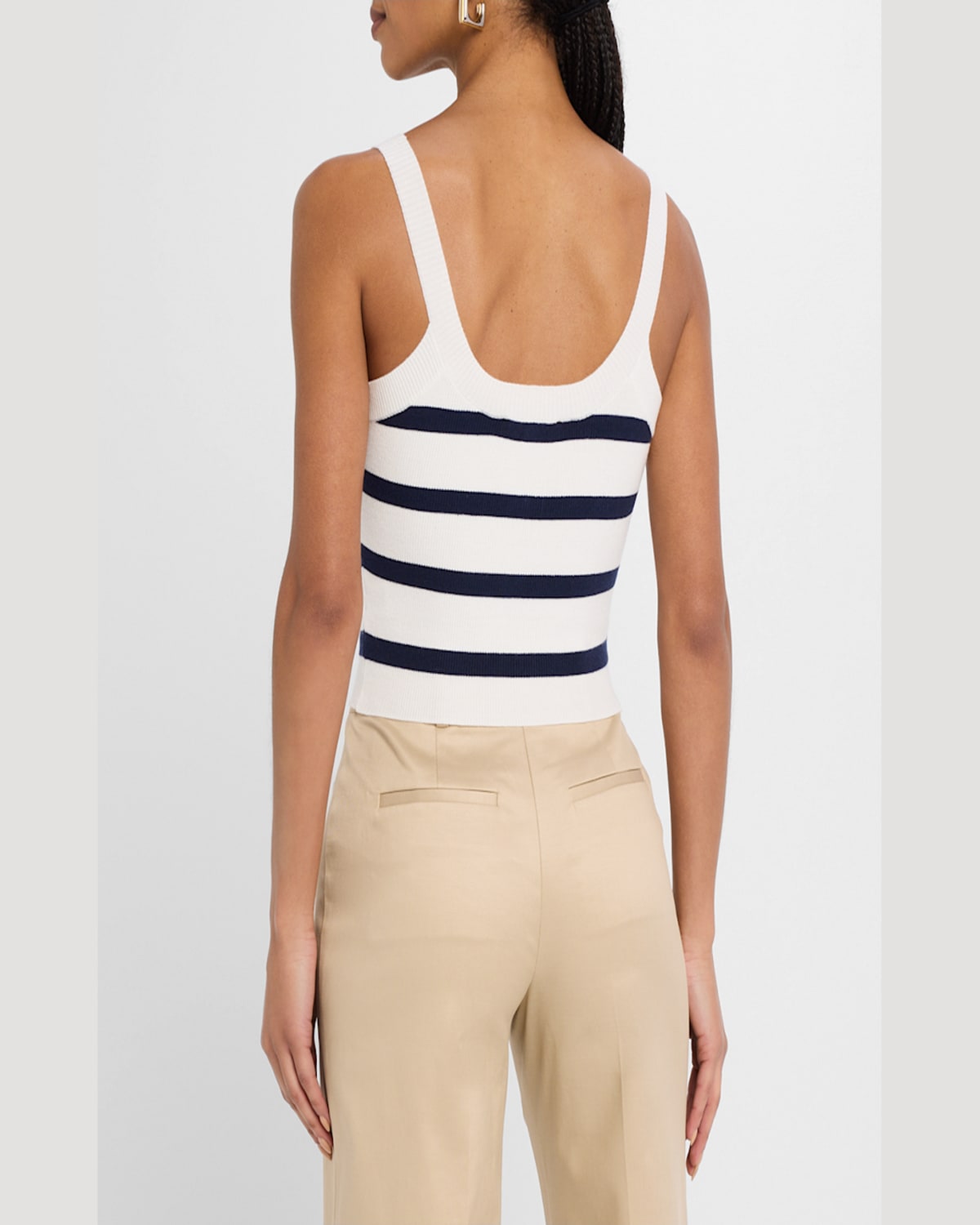 Shop Generation Love Alesso Sweater Tank Top In Whitenavy