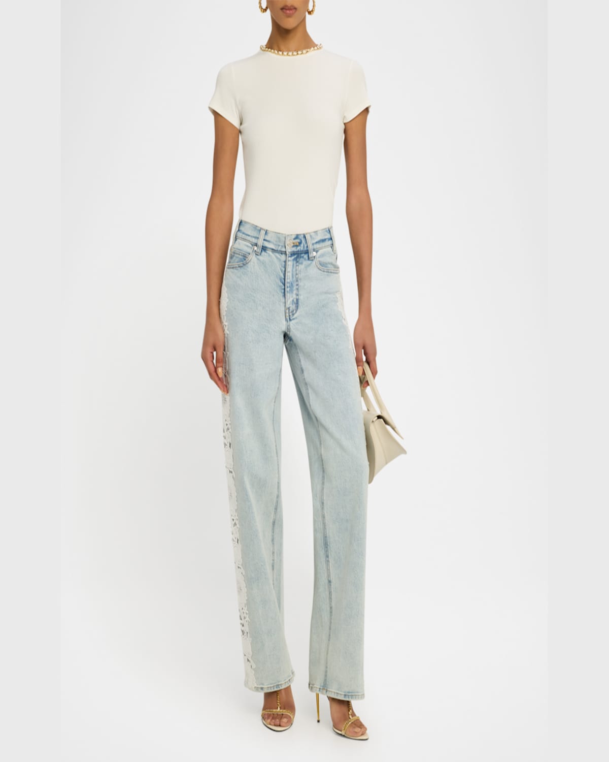 Generation Love Tate Chain Top In White