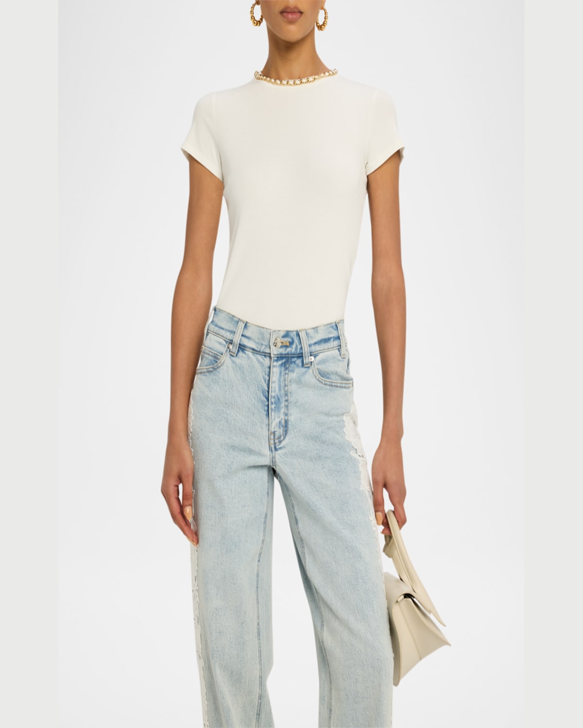 Generation Love Tate Chain Top In White