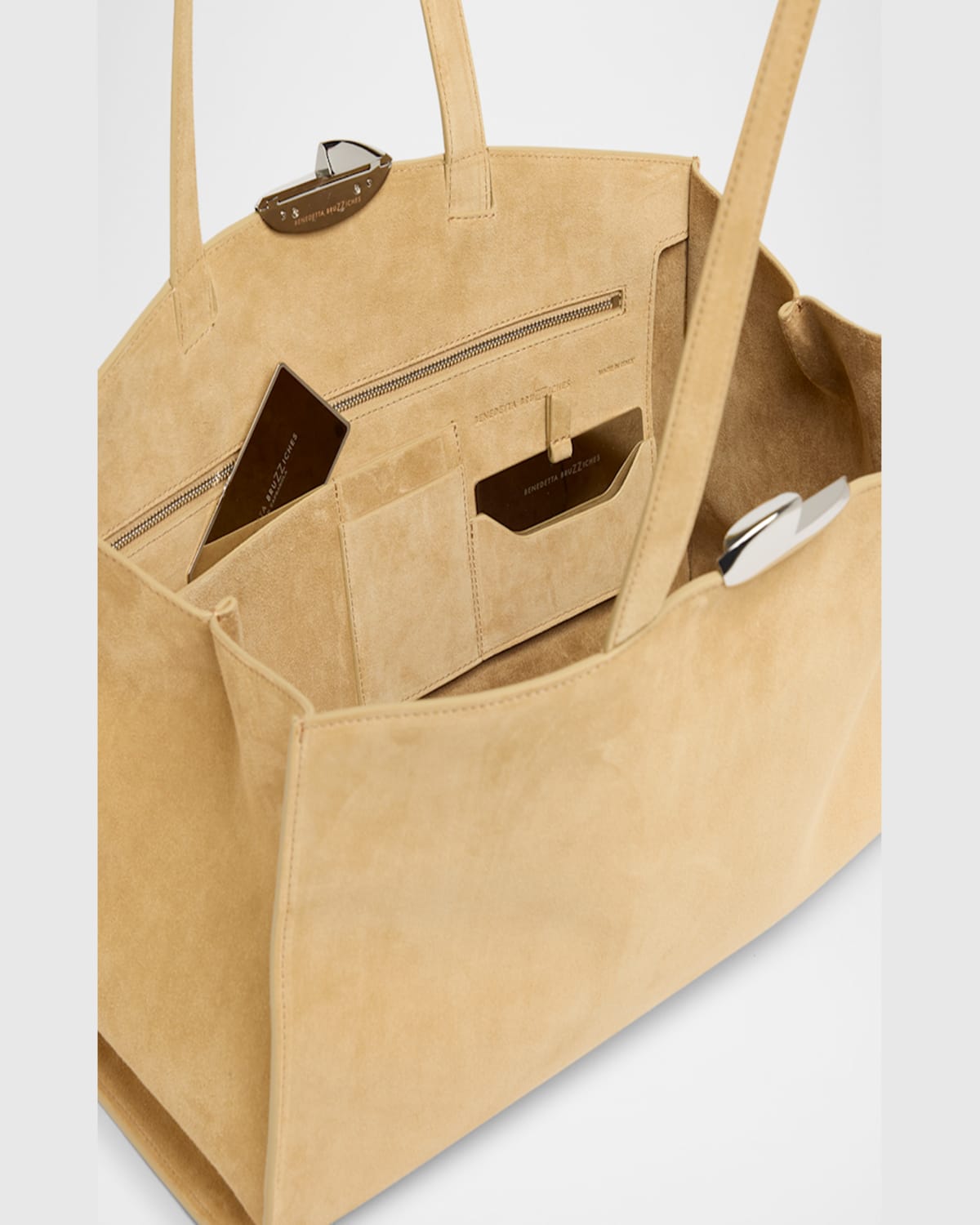 Benedetta Bruzziches Serena Suede Shoulder Bag In Love Destination Is Calling