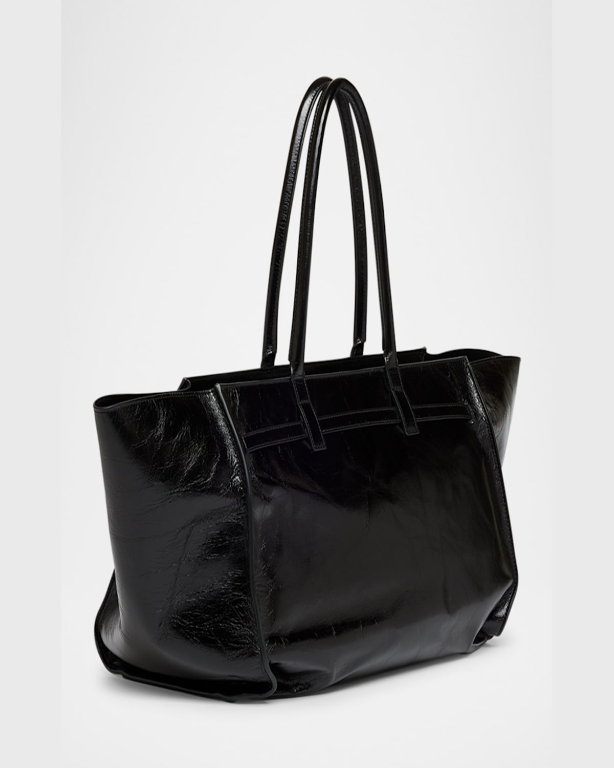 Benedetta Bruzziches Mame La Petite Crinkled Leather Shoulder Bag In Nightly