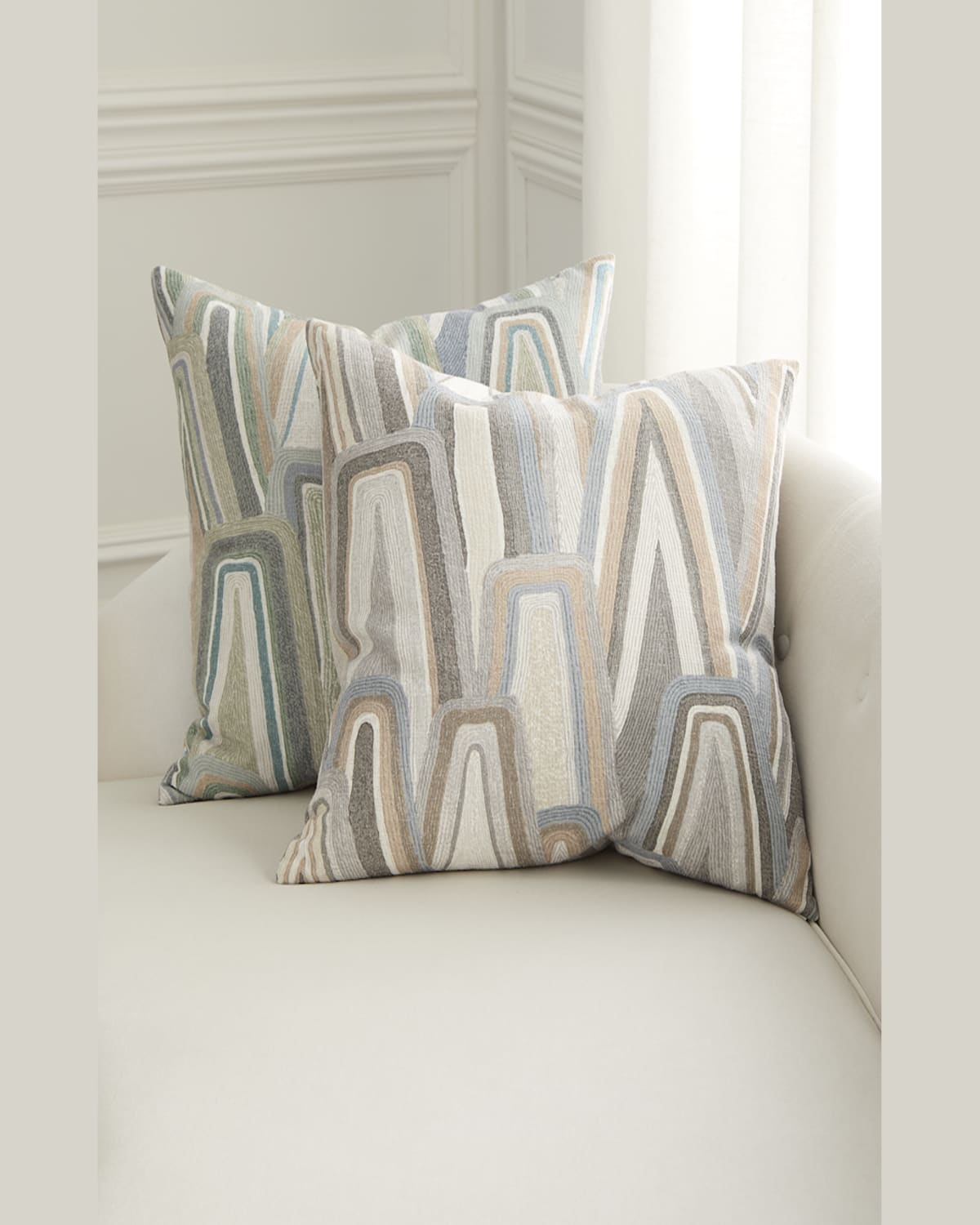 D.v. Kap Home Ridgepoint Decorative Pillow, 24" Square In Earth