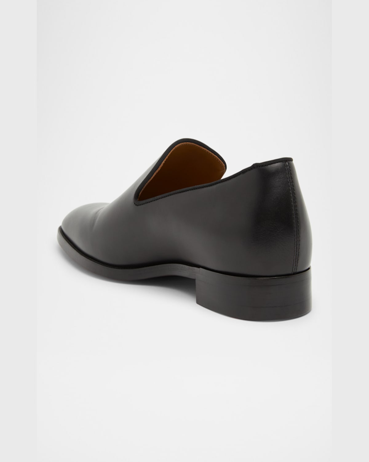 Christian Louboutin Danny Flex Loafers In Black Leather In Black