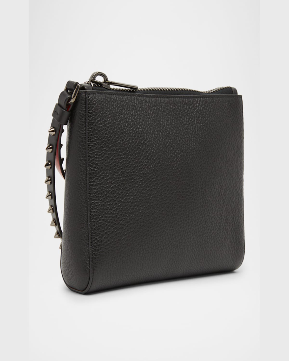 Christian Louboutin Cabata Mini Pouch Wristlet In Leather
