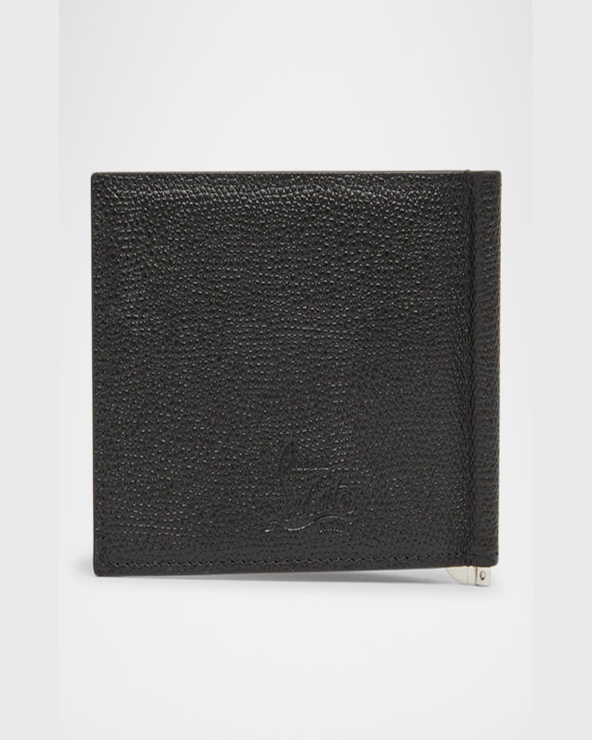Christian Louboutin Men's Mooncrest Leather Money Clip Wallet