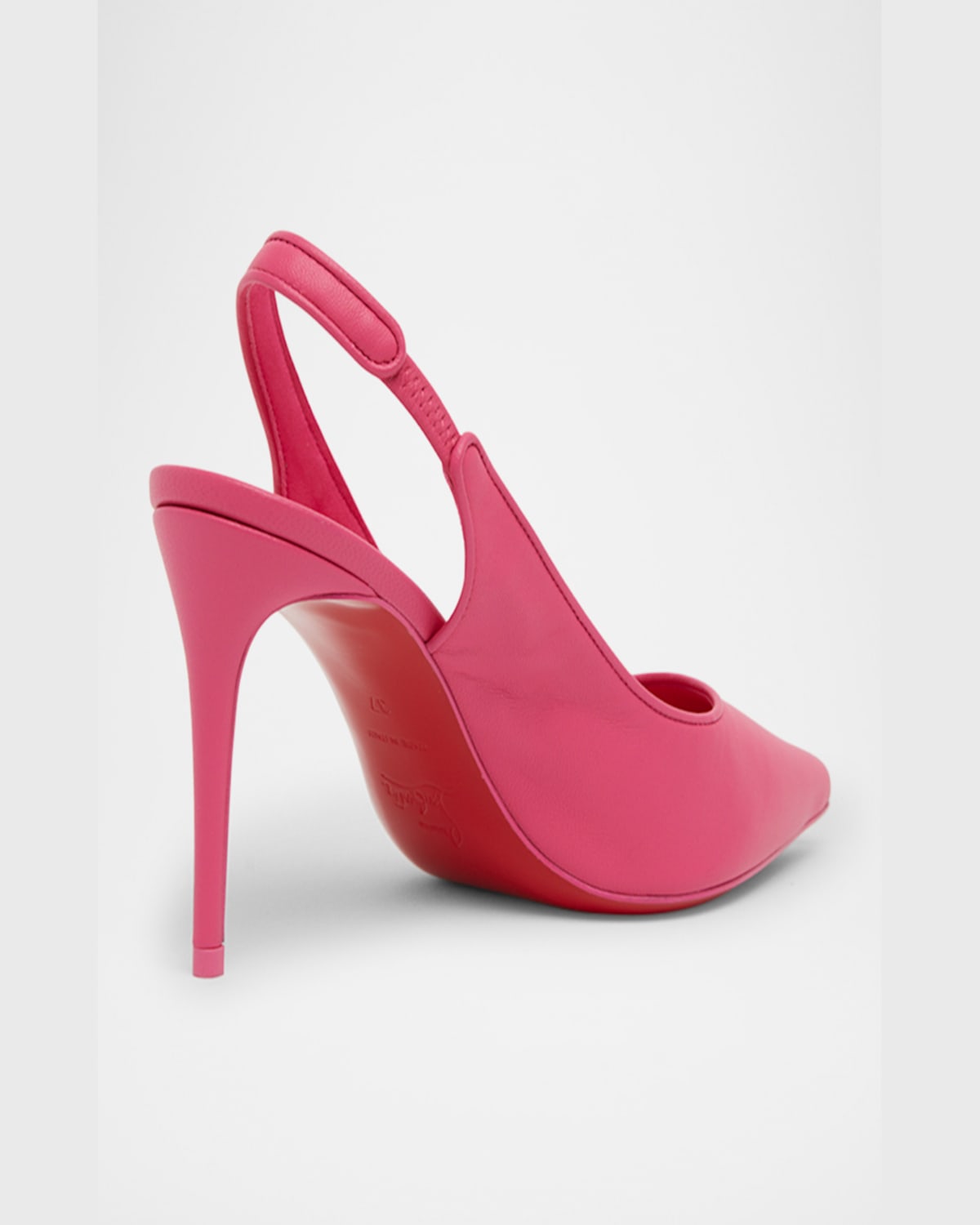 Christian Louboutin Sporty Kate Leather Slingback Pumps 85