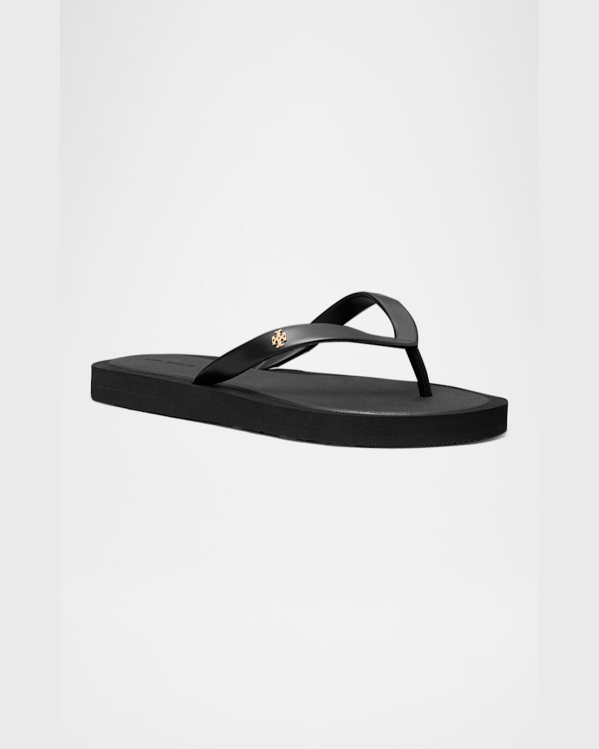 Tory Burch Kira Padded Flip-flops In Mountain Gray / Silver