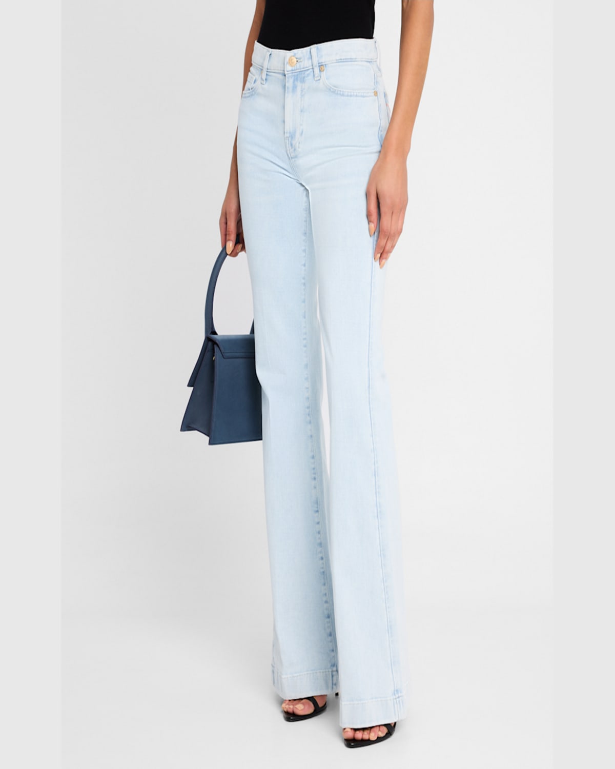 7 For All Mankind Dojo Tailorless Jeans In Malibu Sky