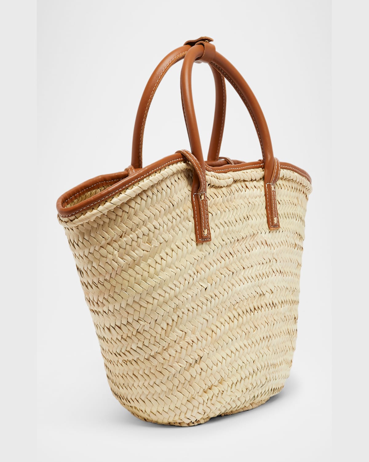 Jacquemus Le Panier Soli Top-handle Bag In Light Brown