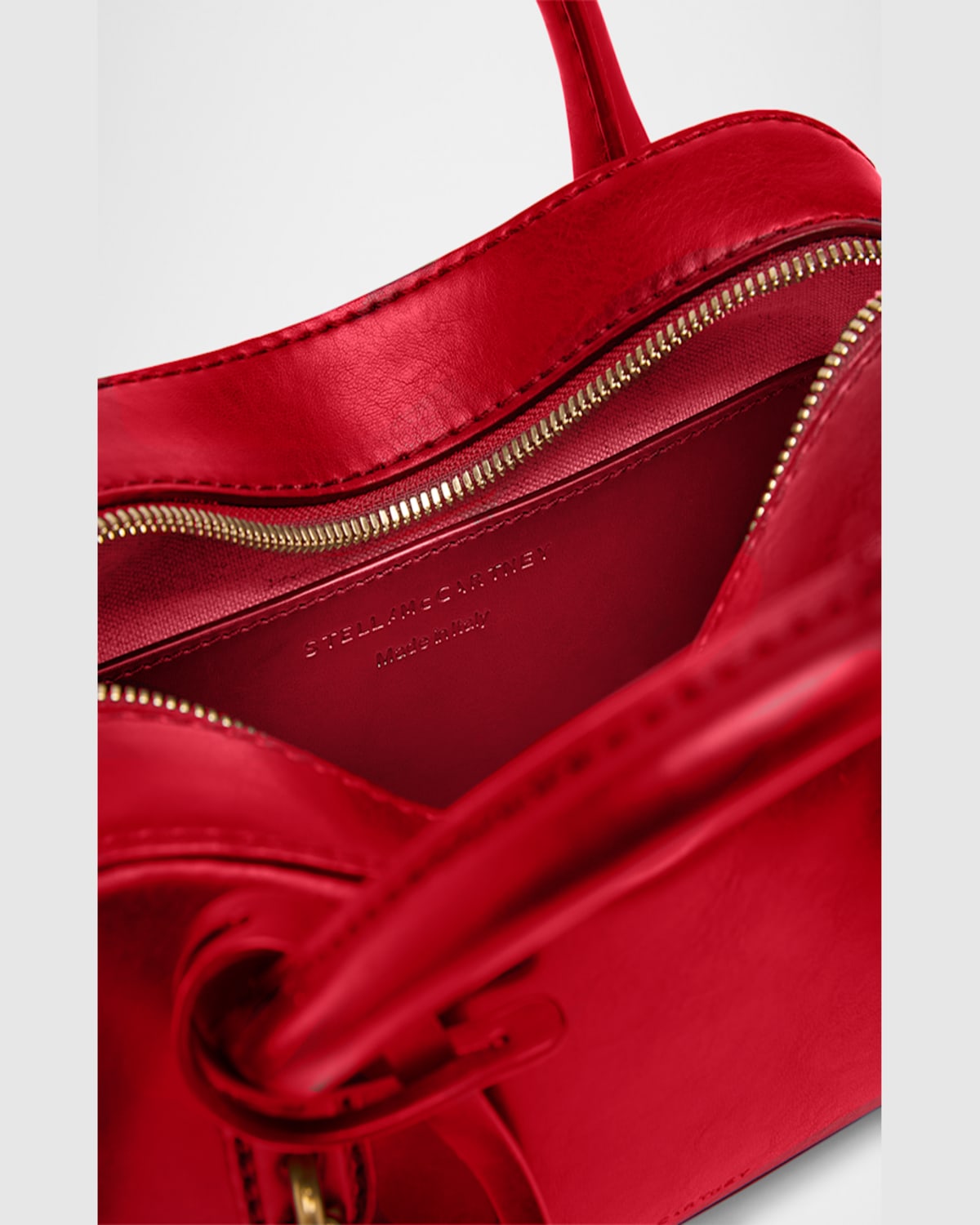 Stella Mccartney Alter Mat Zip Tote Bag In Lipstick