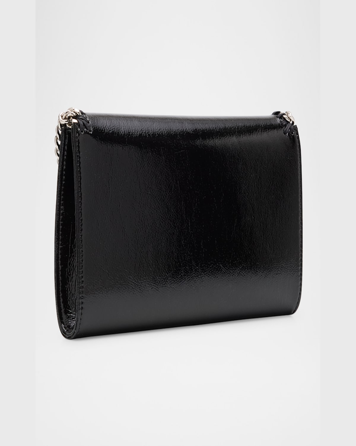 Stella Mccartney Falabella Vegan Leather Wallet On Chain In Black