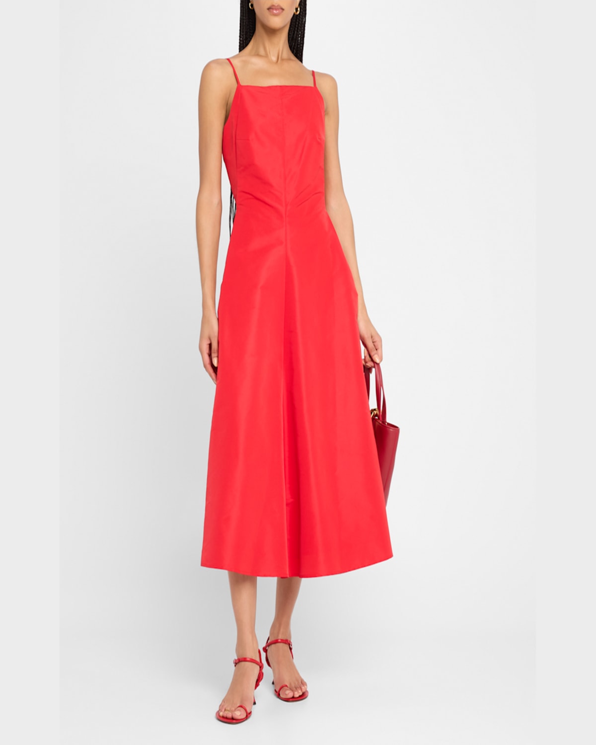 Shop Cult Gaia Deena Midi Dress In Ghermez
