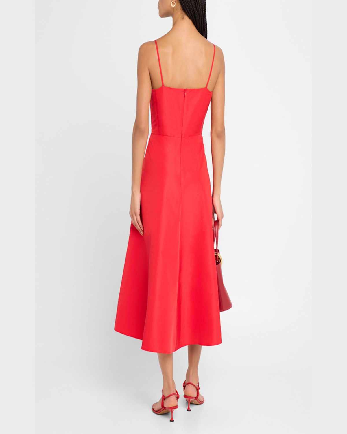 Shop Cult Gaia Deena Midi Dress In Ghermez