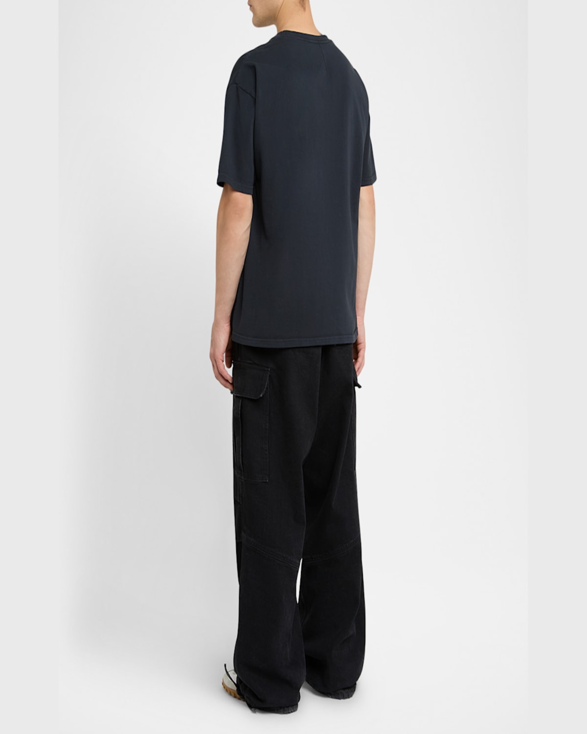 Shop Rhude Men's Racing Patch-print T-shirt In Vtg Black