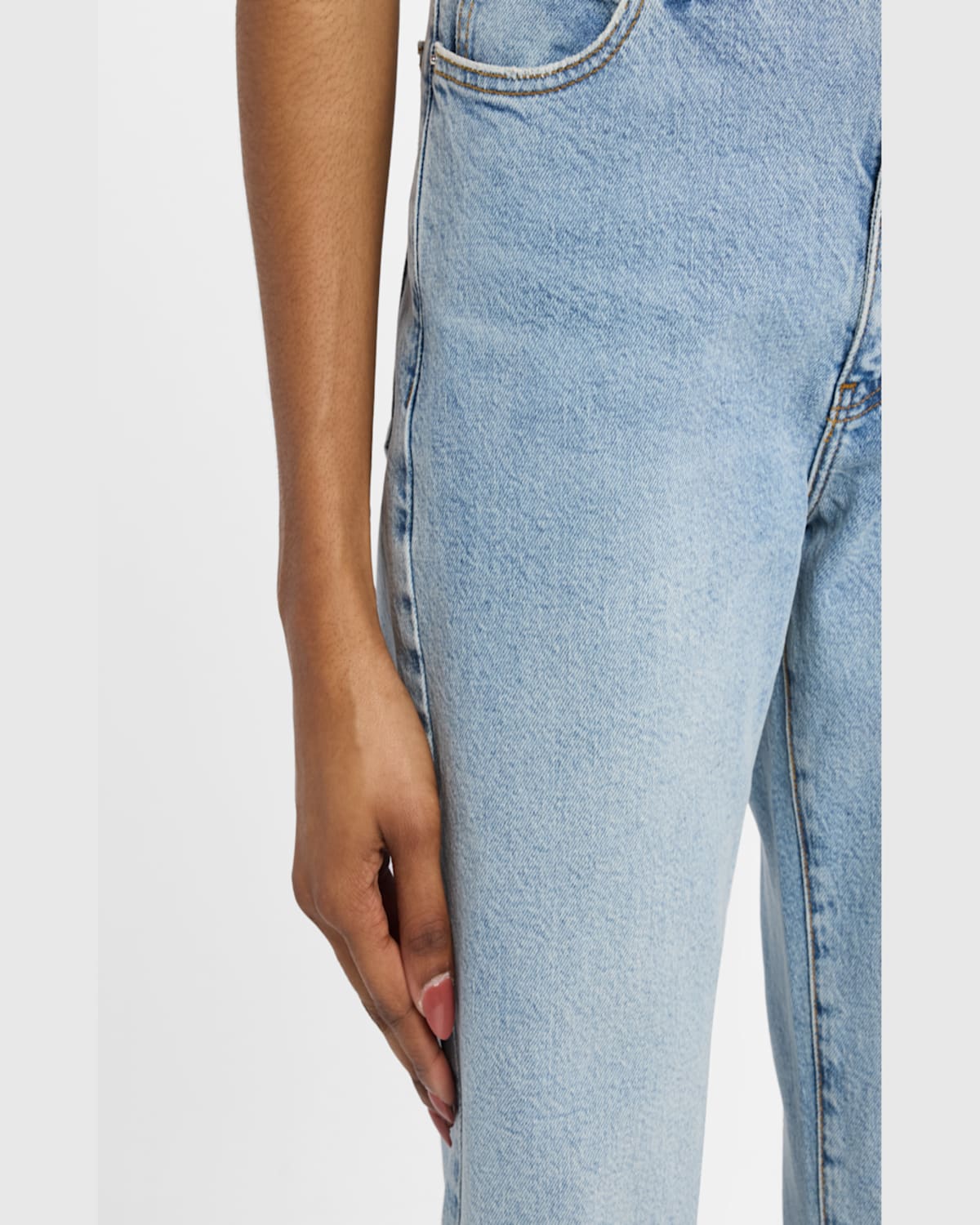 Shop Frame The Borrowed Ankle Jeans In Dolly