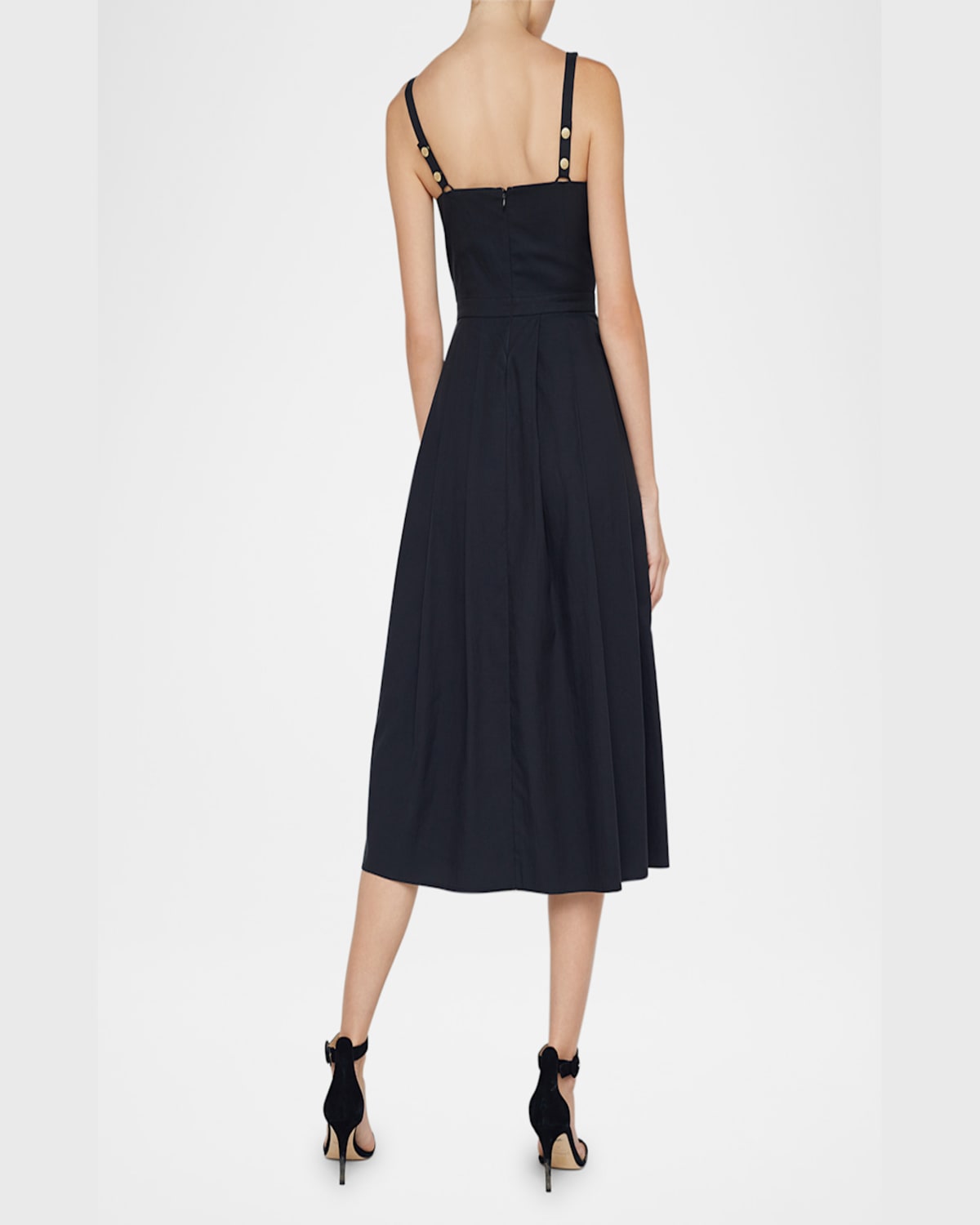 Shop L Agence Esmeralda Sleeveless Midi Dress In Mauve Mist