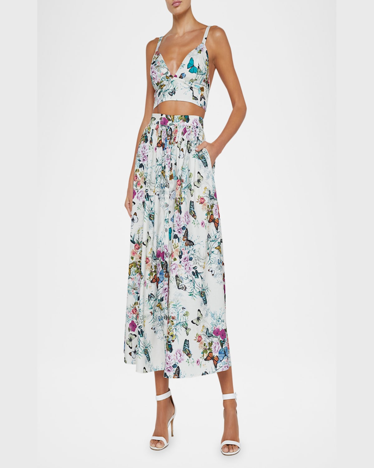 L Agence Kaori Bralette Top In V Wh M Charonda Btrfly