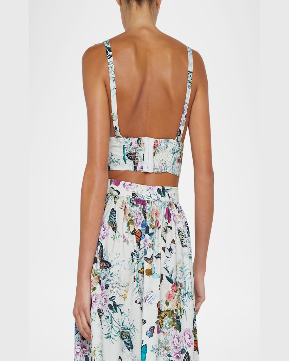 L Agence Kaori Bralette Top In V Wh M Charonda Btrfly