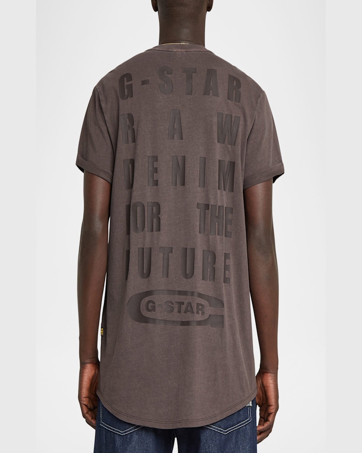 G-star Raw Men's Lash Overdyed Text T-shirt In Brown