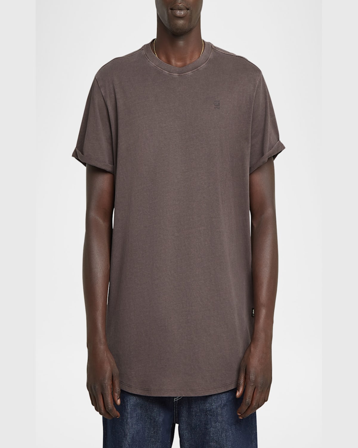 G-star Raw Men's Lash Overdyed Text T-shirt In Brown