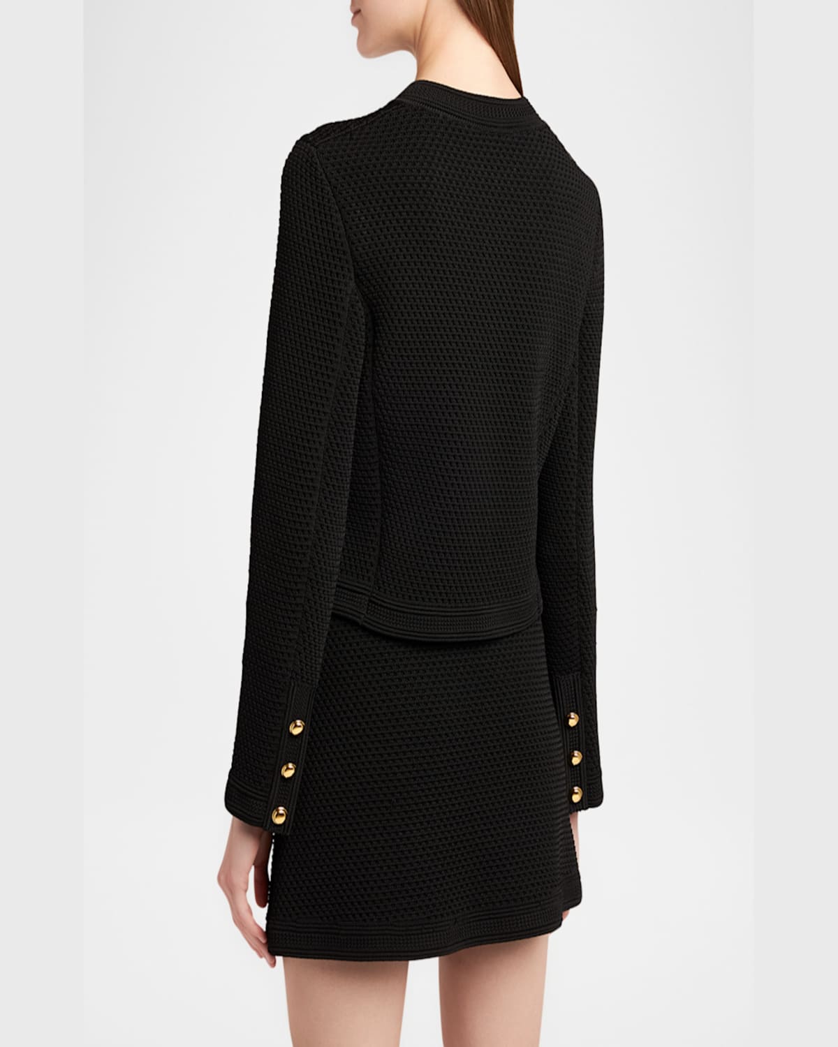 Tom Ford Single-breasted Cardigan Jacket In Black