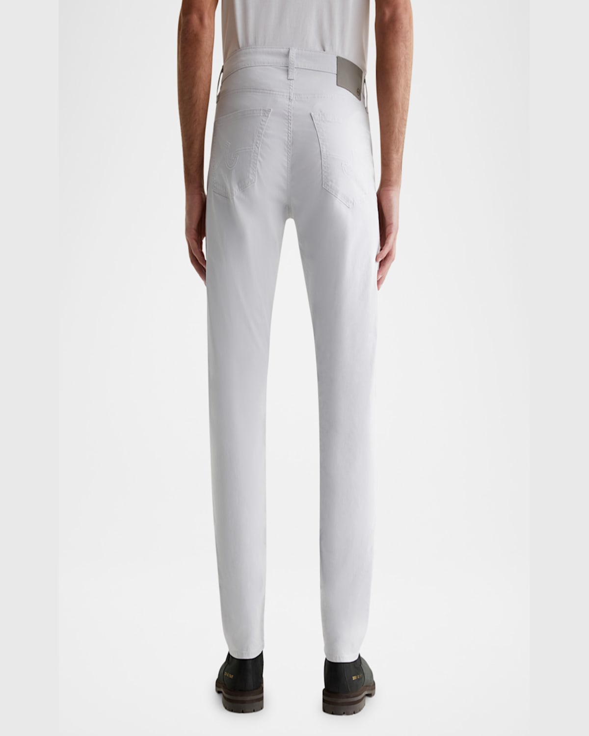 Ag Men's Everett Airluxe Slim-straight Pants In Almost White