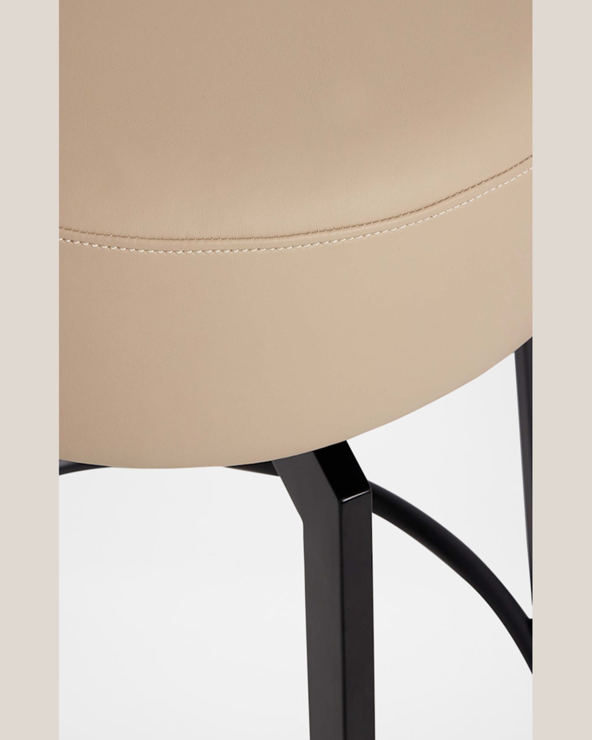 Interlude Home Clermont Vegan Leather 29" Bar Stool In Black
