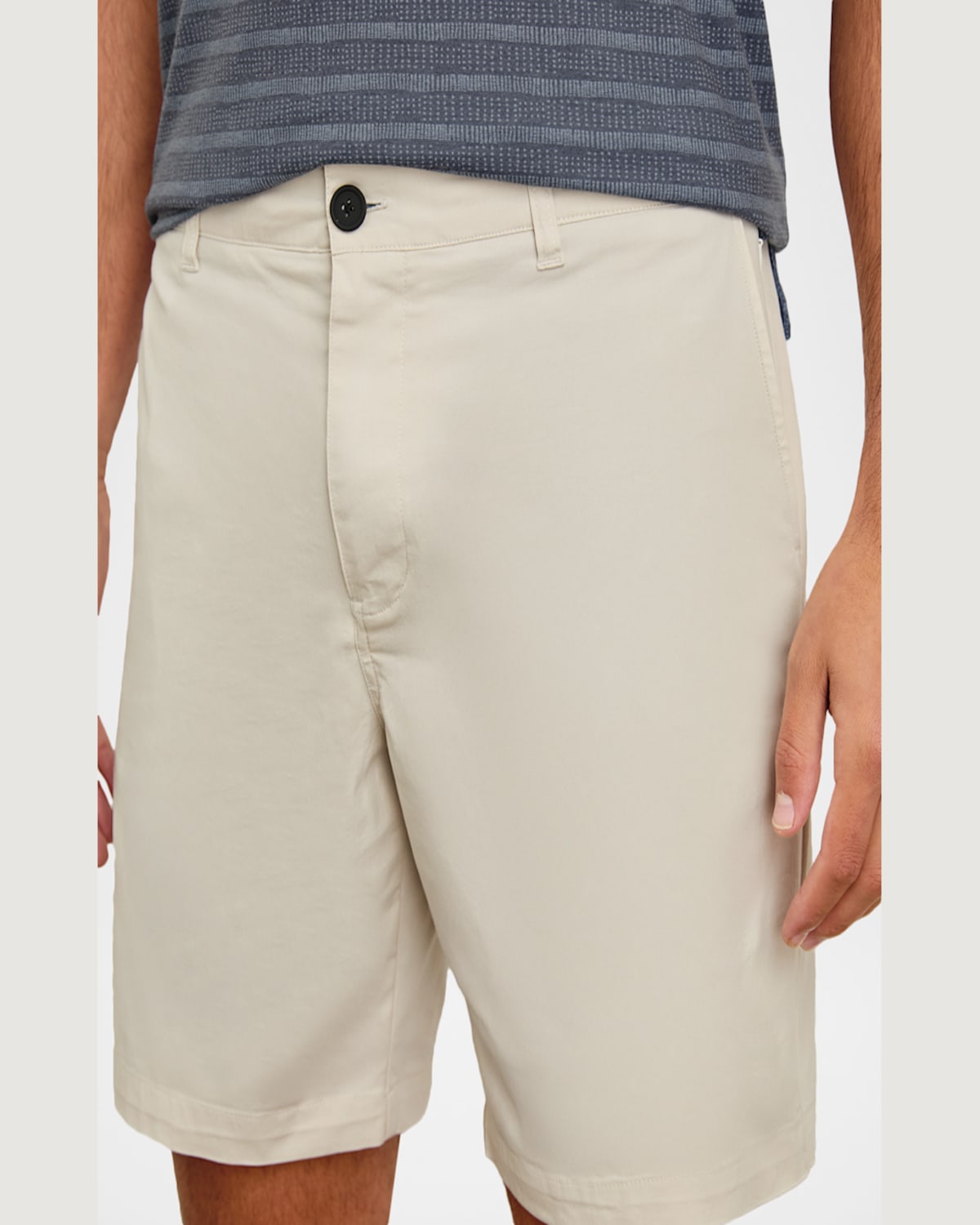 Rails Laguna Stretch Cotton Shorts In Stone
