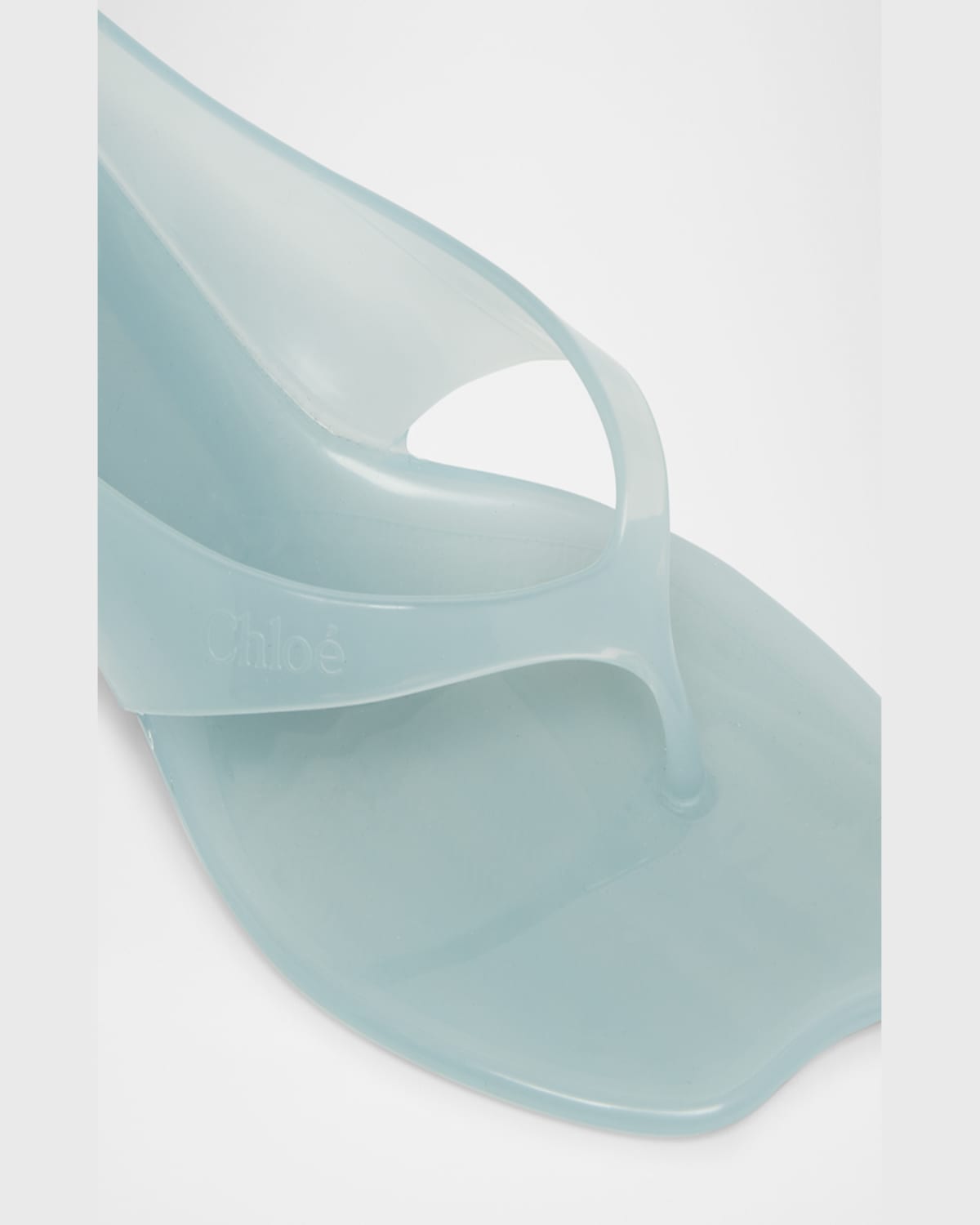 Chloé Jelly Sandals With Ankle Strap And Transparent Design In Spearmint