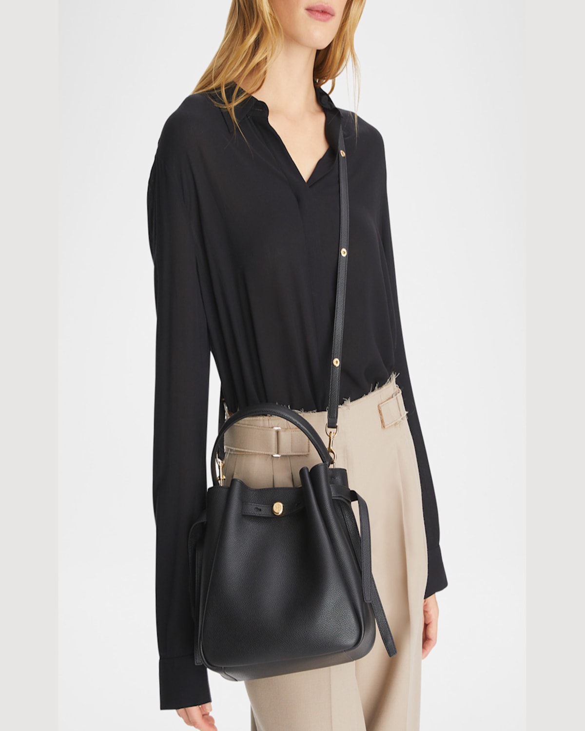 TORY BURCH ROMY BUCKET BAG 