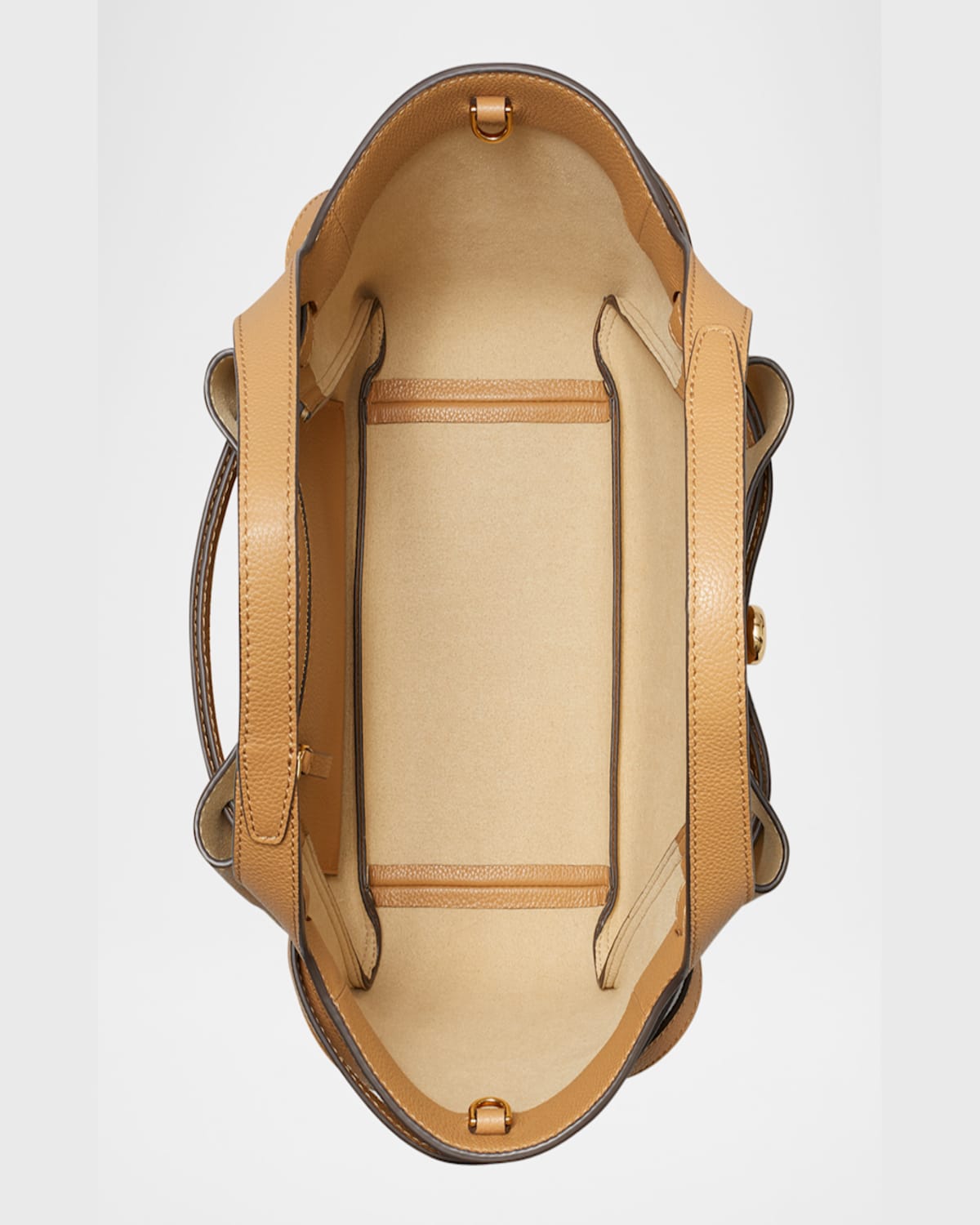 Tory Burch Romy Small Tote In Tiramisu