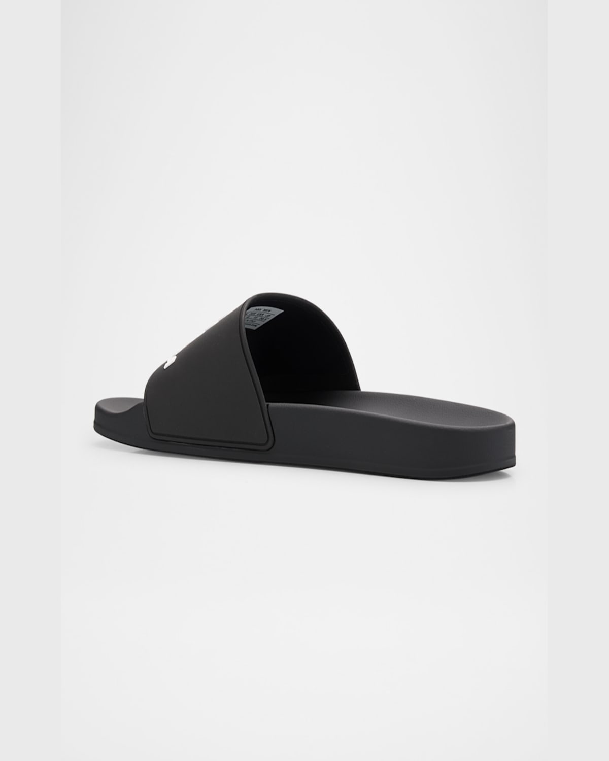 Balenciaga Rubber Slide Sandals For The Pool Men In 1090 Black/white