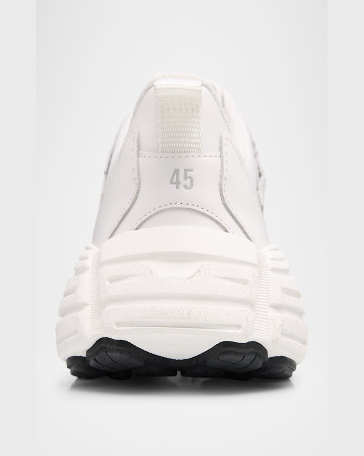 Shop Balenciaga Men's Monday Leather And Polyester Runner Sneakers In 9110 White/black/grey