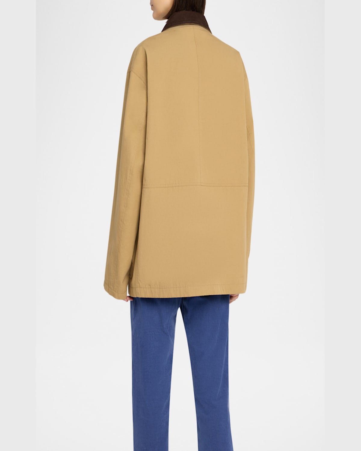 The Row Frank Barn Jacket In Deep Bistre
