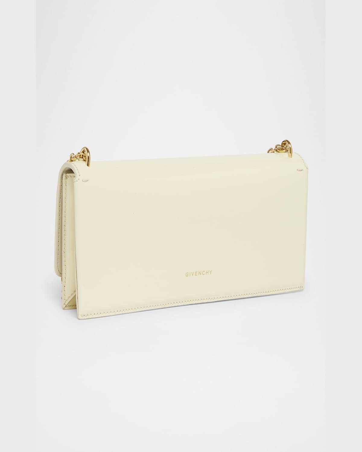 Givenchy 4g Liquid Small Chain Shoulder Bag In Leather In 156 Cream