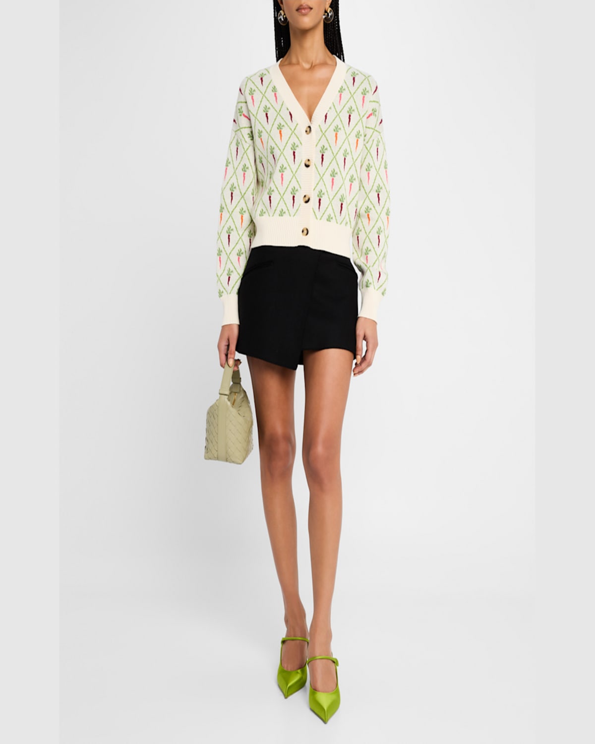 RACHEL ANTONOFF ANA PRINTED CARDIGAN 