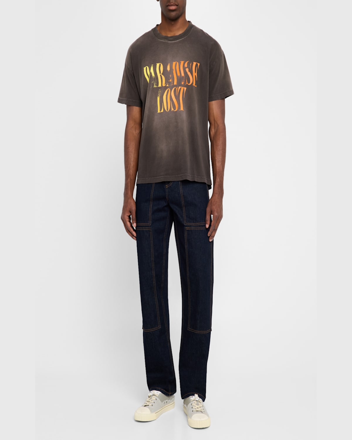 Alchemist Men's Paradise Lost Placeholder Graphic T-shirt In Brown